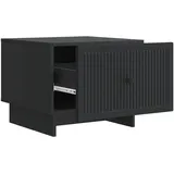 vidaXL Couchtisch mit Schubladen Schwarz Holz 49 x 50 x 40 cm