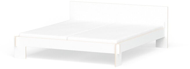 Cadre de lit avec tête de lit Loir Nils Holger Moormann, Designer Christoffer Martens, 74x192.6 cm