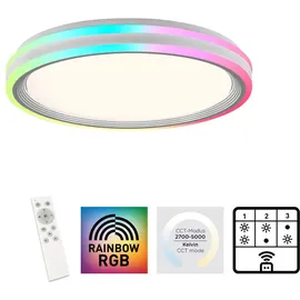 just light. LED-Deckenleuchte Spheric Weiß CCT & RGB Ø 48,5 cm