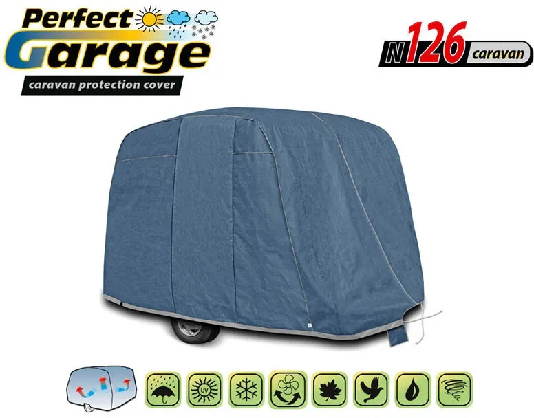 Hochwertige Kegel-Abdeckung für Wohnwagen in Blau, Serie N126