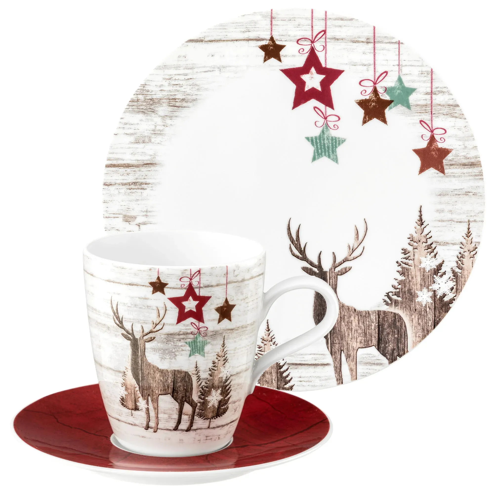 Seltmann Weiden LIFE CHRISTMAS 25912 Kaffeeservice 18-teilig