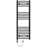 luxebath Elektrischer Badheizkörper Sahara 40x120cm Anthrazit Gebogen Stab 1200W