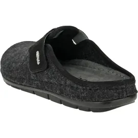ROHDE Herren Hausschuhe Pantoffeln Rodigo-H 6741, Größe:46 EU, Farbe:Schwarz - 46