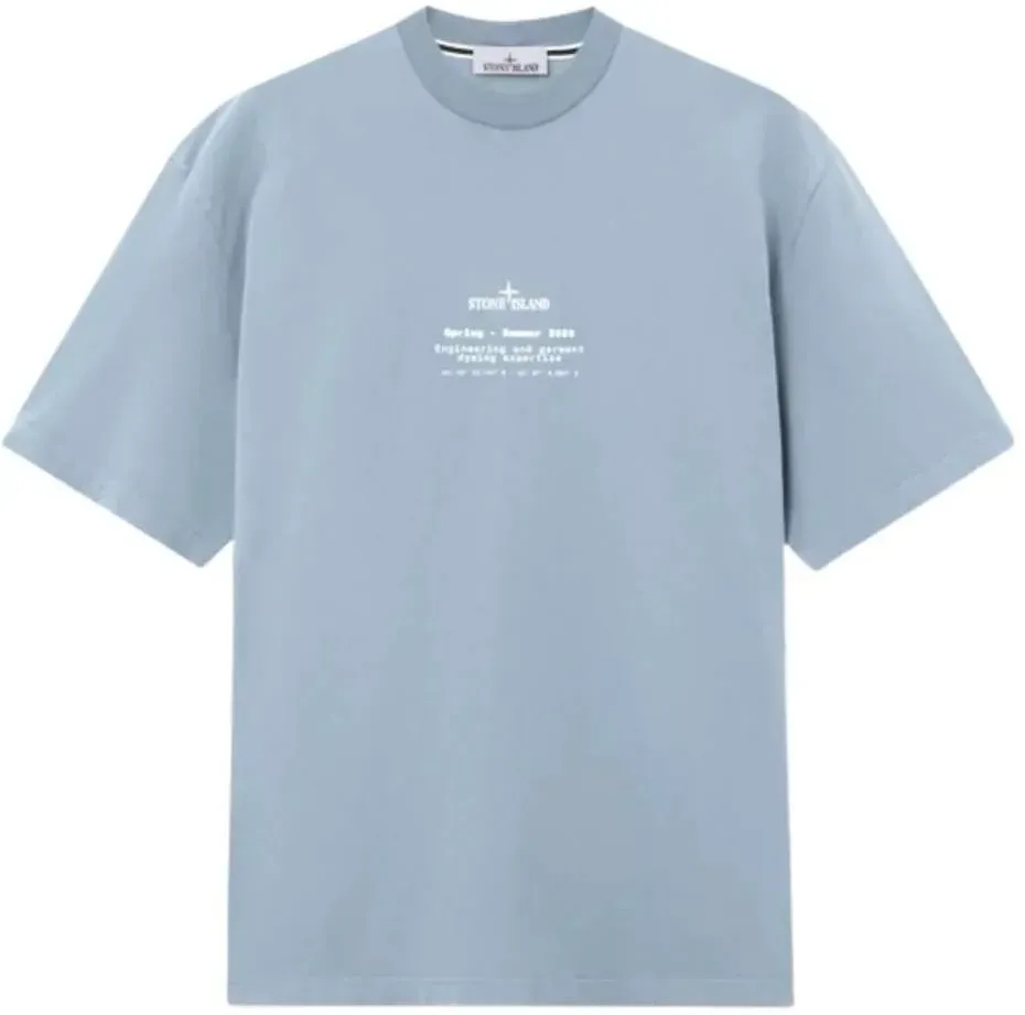 Stone Island Compass Logo T-Shirt 2100001 Blau XXL Gr. n:XXL