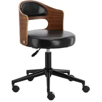 Kosmetikhocker, Friseurstuhl, Hocker, Sattel, Spa-Stuhl, mobil, schwarz