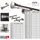 deco-raum Gardinenstange nach Maß 1-Lauf Kegel Ø 25mm edelstahl-optik 450cm