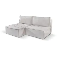 Kaiser Bohoo Mini modernes Ecksofa mit Schlaffunktion Hellbeige Links