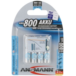 Ansmann Max E Akku Aaa 800 Mah/4er