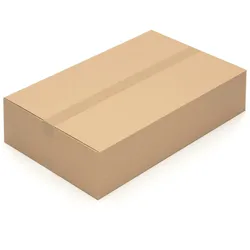 KK Verpackungen 25x Faltkarton Braun 700x440x160mm KARTON Paketversand 70x44x16cm Faltschachteln