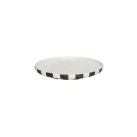 OYOY Toppu Frühstücksteller 20 cm schwarz/weiß