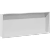 vidaXL Duschnische Weiß 75 x 30 x 9,5 cm Edelstahl