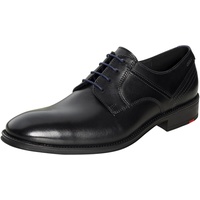 LLOYD Herren Schnürschuhe Gala | Männer Businessschuhe | Derby | Normalweit | Leder | Schnuerschuhe | straßenschuhe, SCHWARZ/Midnight, 44.5 EU / 10 UK - 44.5 EU