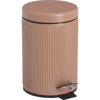 Zeller Kosmetikeimer 3 Liter, Metall/Kunststoff, mocca