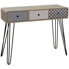 SIT Möbel Mailbox Konsolentisch 99 x 35,5 x 80,5 cm blau-weiß