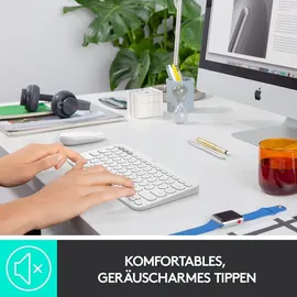Logitech K380 für Mac DE grauweiß