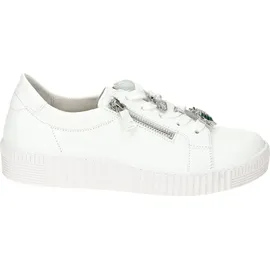 Gabor Sportliche Schnürschuhe in Weiß | Gr.: 38