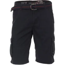 CASA MODA Hose Cargo-Bermuda mit Gürtel und seitlichen Taschen