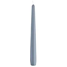 Spitzkerzen Pacific Blue 24 x 2,3 cm 12 St. blau/grau