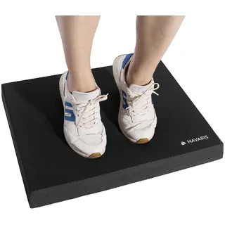 Navaris Balance Board Pad Balancekissen - 50 x 39 x 6,5 cm TPE Schaumstoff Matte - Balance Trainer für Physio Sport Gymnastik Yoga