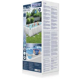 BESTWAY Power Steel Frame Pool Set 549 x 274 x 122 cm inkl. Filterpumpe