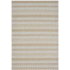 Myflair Möbel & Accessoires Teppich »Piazza, LAGERRÄUMUNG", rechteckig 8 mm Höhe modernes Design, gestreift, In & Outdoor geeignet, Balkon, Terrasse