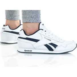 Reebok Jungen ROYAL CLJOG 3.0 Laufschuhe,White Conavy White,34.5 EU