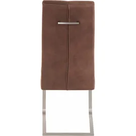 MCA Furniture MCA Salva Schwingstuhl Edelstahl/Antiklook