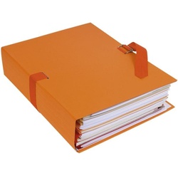 EXACOMPTA 10er-Pack Dokumentenmappe »Papier toillé« orange, 24x32 cm