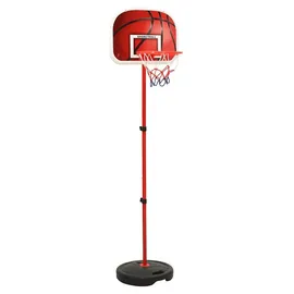 vidaXL Basketball Spiel-Set Verstellbar 160 cm Rot/Weiß/Blau/Schwarz