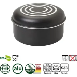 Brunner Camping Kochgeschirr Topfset | Alu ø PIRATE Spacemaster, ø22cm 5+1teilig