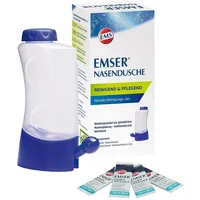 EMSER Nasendusche mit 4 Btl.Nasenspülsalz 1 St