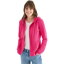 Cecil Langarm Jacke mit Kapuze und Taschen Beetroot pink L - L