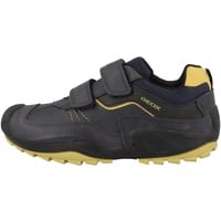 GEOX Jungen J New Savage Boy A Schuhe, Navy Ochreyellow, 32 EU