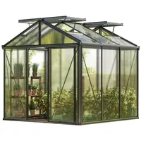 Gfp Gewächshaus Diamas 21 Light 235x235 cm mit integriertem