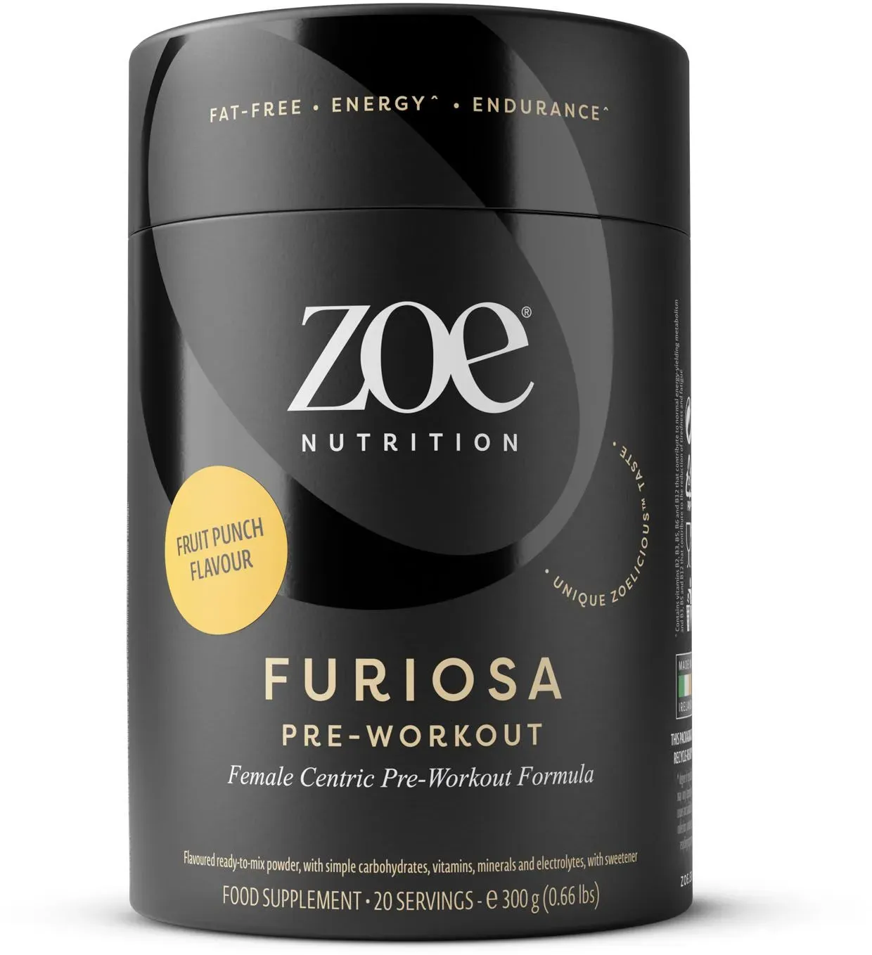 zoe Furiosa Pre-Workout Pulver 300 g