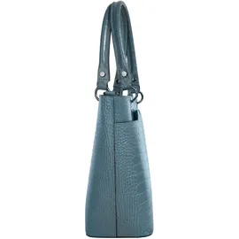 Cluty Henkeltasche Leder Blue