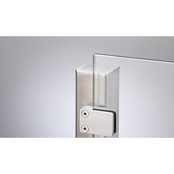 Edelstahlpfosten für Glasscheiben mit 217 cm Länge