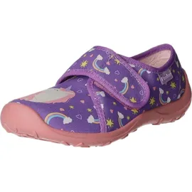 Fischer Markenschuh Hausschuh Lila 31