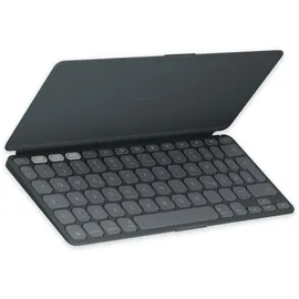 Logitech Keys-To-Go 2 für iPad, iPhone, Mac und Apple TV kabellose Tastatur Graphite