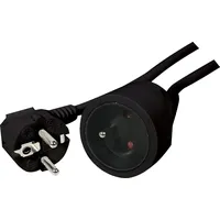 Perel Verlängerungskabel - 10 m - schwarz - 3G1.5