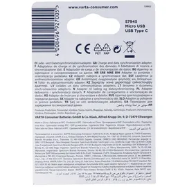 Varta USB 2.0 Adapter [1x USB-C® Stecker - Sync Adap.