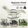 SoBuy Sonnenliege 2 Personen Gartenliege bis 150kg, Beige