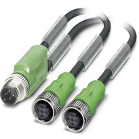 Phoenix Contact 1668988 Sensor-/Aktor-Steckverbinder, konfektioniert M12 Adapter, Y-Form 3.00