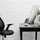 Relaxdays Dokumentenablage, 6 Ablagefächer, DIN A4, HxBxT: 27 x 34 x 27 cm, Büro & Schule, Büro-Organizer, MDF, schwarz