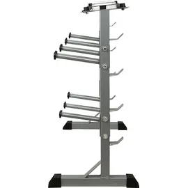 CCLIFE Hantelablage Hantelständer Hantelbaum silber