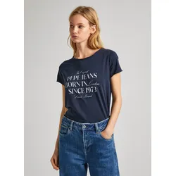 Pepe Jeans T-Shirt »T-Shirts JASMINE« Pepe Jeans dulwich blue XS