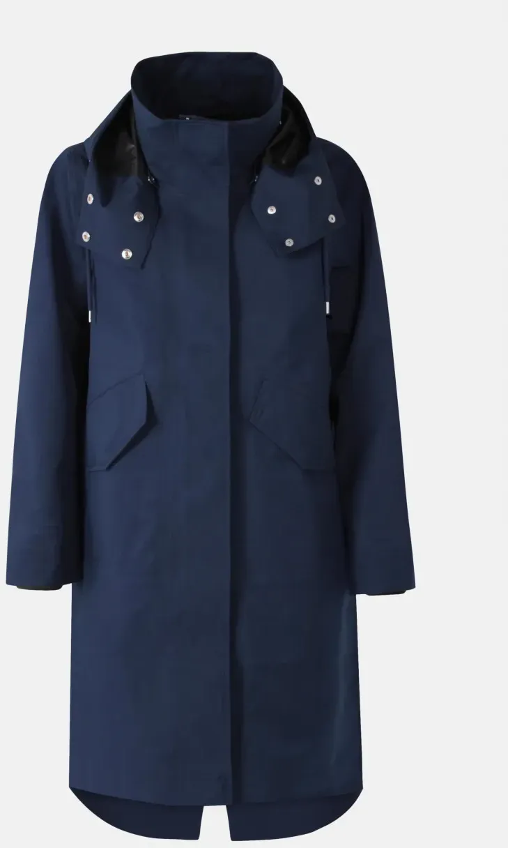 Danefae Regenjacke Danewest Wind Damen Navy Blau Parka