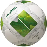 Molten F4N3400-G 350g Leicht-Fußball weiß/grün 4