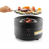 InnovaGoods Tragbarer rauchfreier Holzkohlegrill CleanQ InnovaGoods