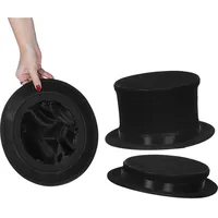 Metamorph Schwarzer Klappzylinder Unisex Einheitsgröße